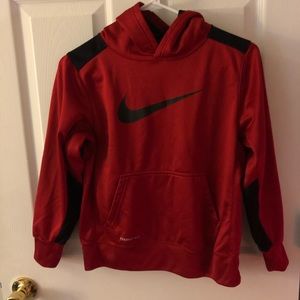 Kids’ Nike Red/black Hoodie, Size M